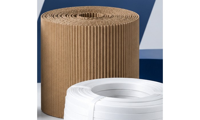 Corrugated protective roll