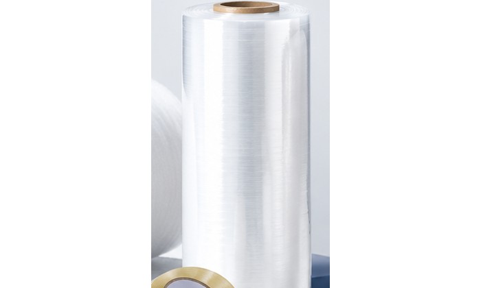 Clear stretch film roll
